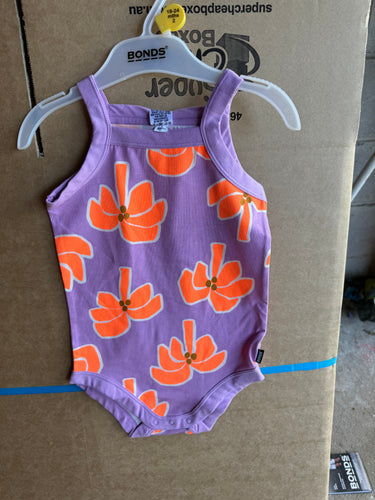 Roomies Singlet Bodysuit Breezy Palms CLEARANCE