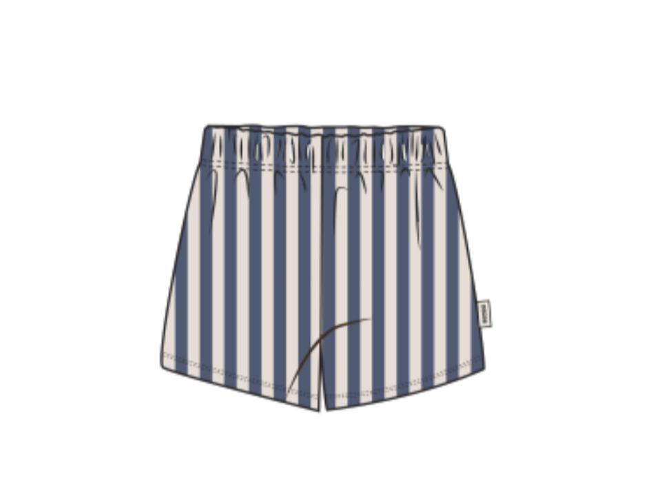 Breton Stripe Stripe Soft Thread Short CLEARANCE