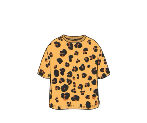 Luxe Leopard Aussie Cotton Crew Tee CLEARANCE