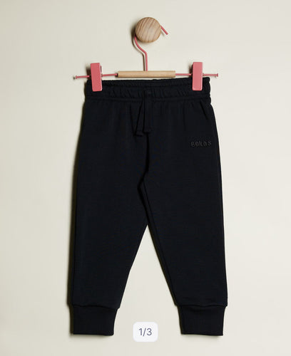 Everyday Fleece Trackies Black