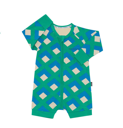 Diamond Dazzle Short Leg Romper CLEARANCE