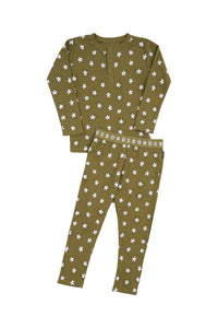 Superstar Long Sleeve Waffle PJ Set