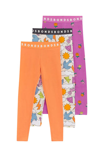 Rose Garden 3 Pack Leggings