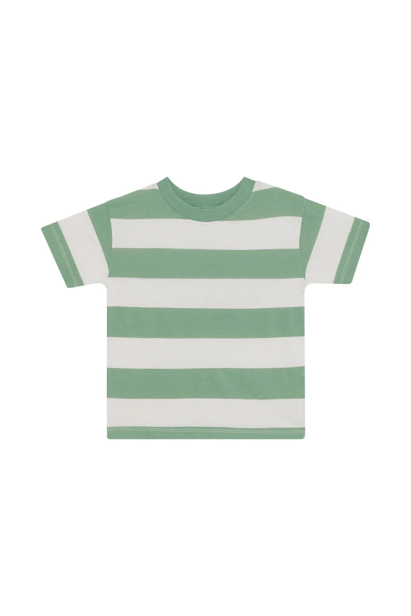 Rugby Stripe Short Sleeve Crew Tee