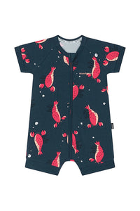 Tidy Lobster Romper CLEARANCE