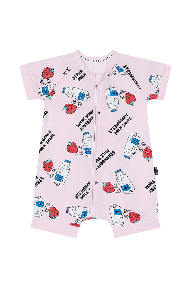 Strawberry Milk Shake Romper CLEARANCE