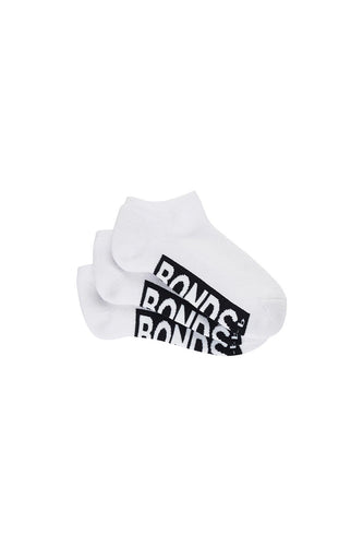 Cushioned White Low Cut Kids Socks 3 Pack