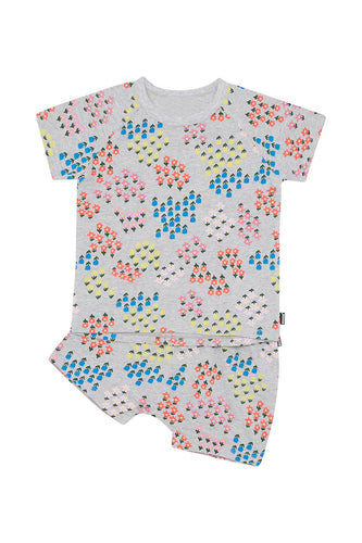 Blossom Field Short Sleeve PJ Set CLEARANCE