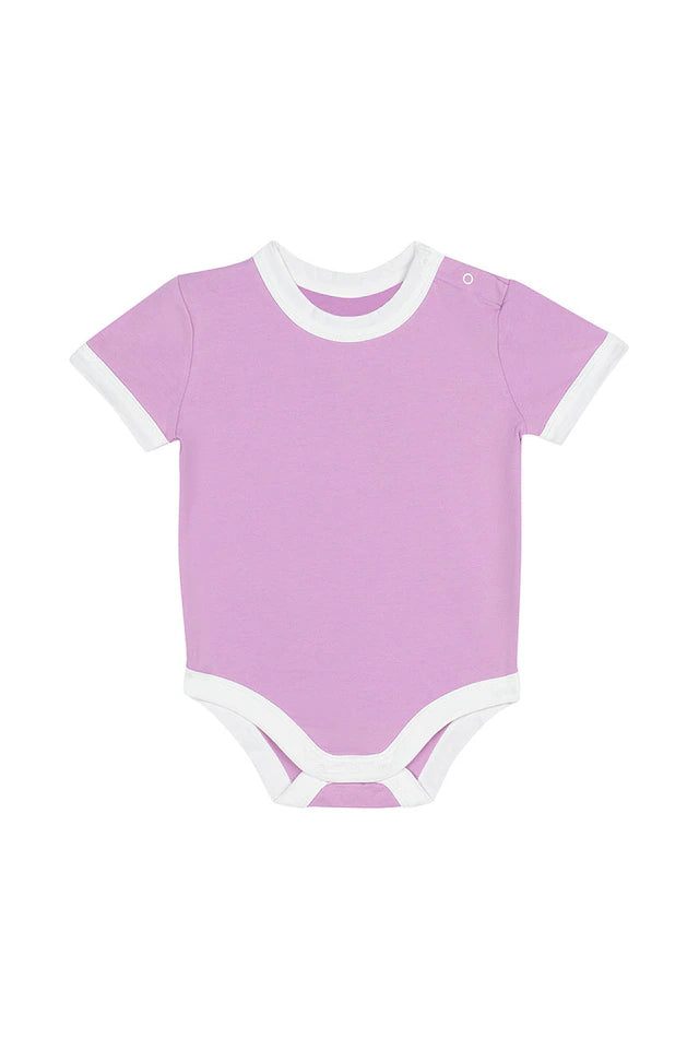 Roomies Short Sleeve Bodysuit Peony CLEARANCE