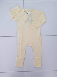 Lemon Pointelle Cozysuit CLEARANCE