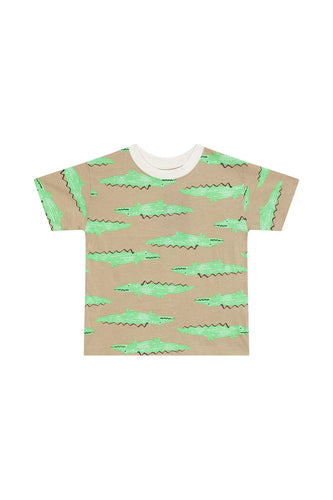 Aussie Cotton Tee Sneaky Croc CLEARANCE