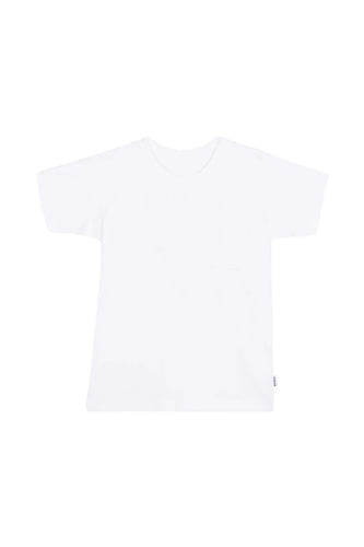 Cotton Crew Tee White