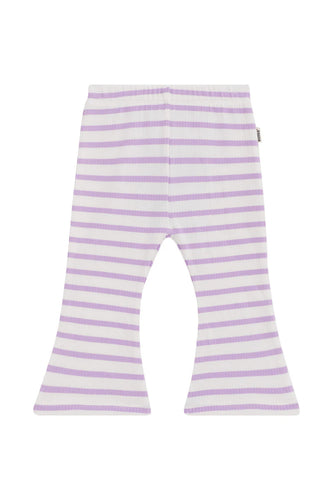 Stripe Wide Rib Needle Flare
