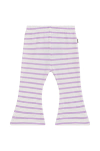 Stripe Wide Rib Needle Flare