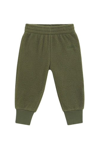 Hiker Green Teddy Fleece Trackie
