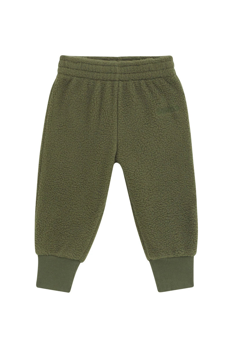 Hiker Green Teddy Fleece Trackie