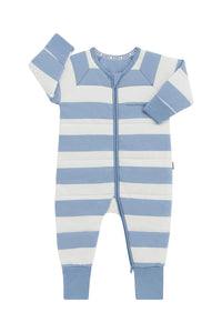 Blue Stripe Padded Suit