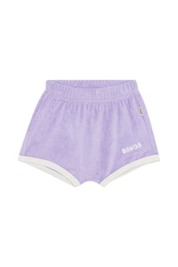 Lilac Terry Towel Short CLEARANCE