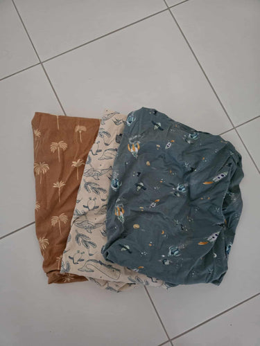 Pre-Loved Fitted Cot sheet bundle of 3