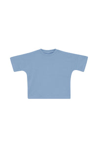 Blueberry Wide Needle Rib Tee CLEARANCE