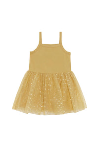 Shining Star Golden Tutu Dress CLEARANCE