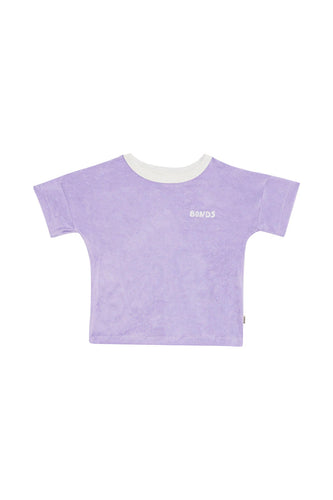 Lilac Terry Towel Tee CLEARANCE