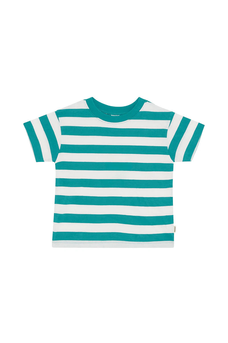 Rugby Stripe Aussie Cotton Crew Tee CLEARANCE