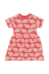 Seashell Symphony Short Sleeve Tee Dress CLEARANCE