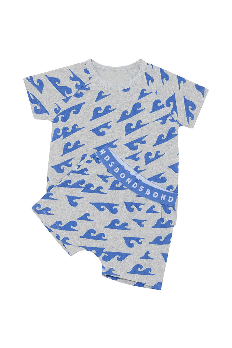 Making Waves Short Sleeve PJ Set CLEARANCE