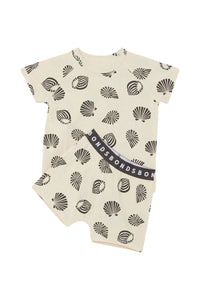 Sandy Seashells Short Sleeve PJ Set CLEARANCE