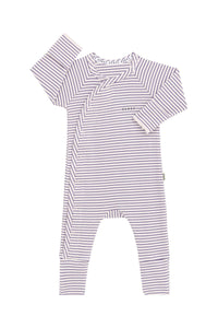 Violet Ash Ribbed Newbies Suit