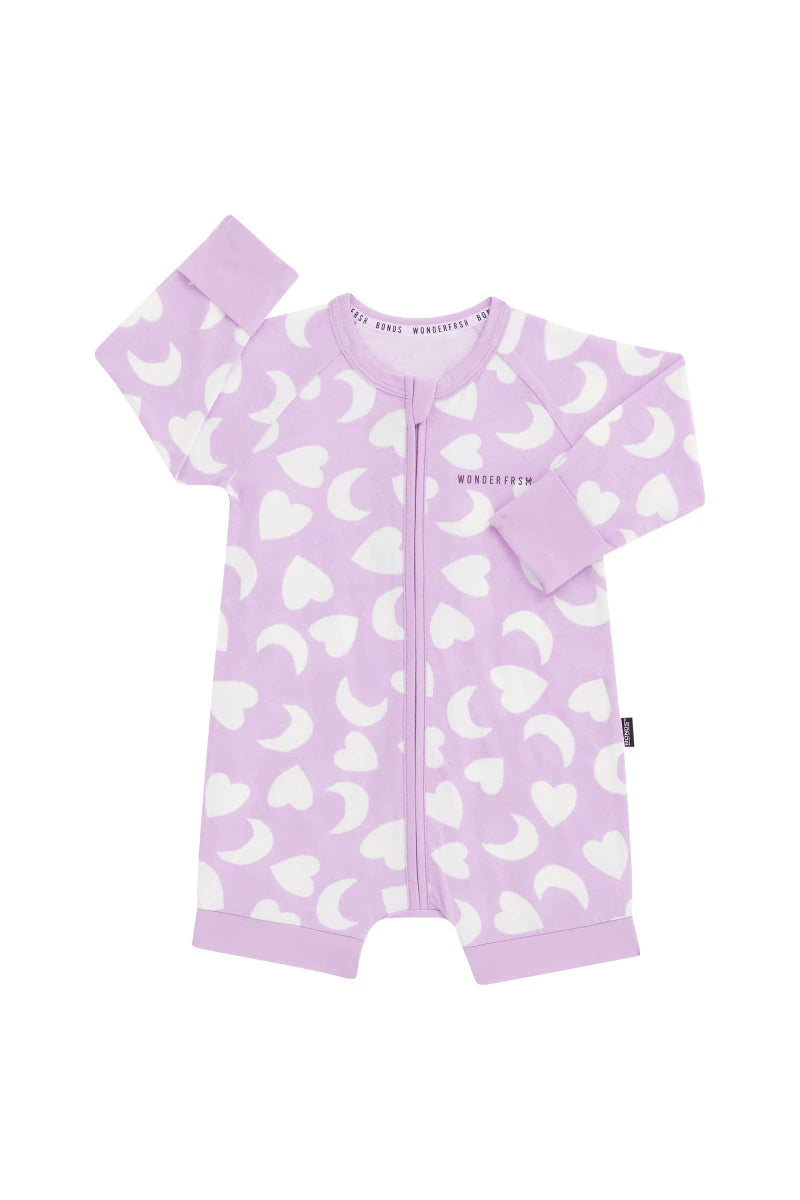 Wonderfresh Lunar Love Short Leg Romper