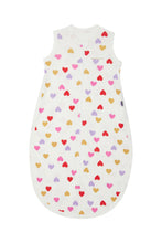 Load image into Gallery viewer, Heart Confetti Warmer Nights Wondersleep 0.8 Tog Sleepbag