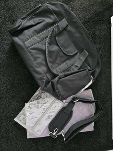 Colourland Duffle Tote Nappy Bag Black
