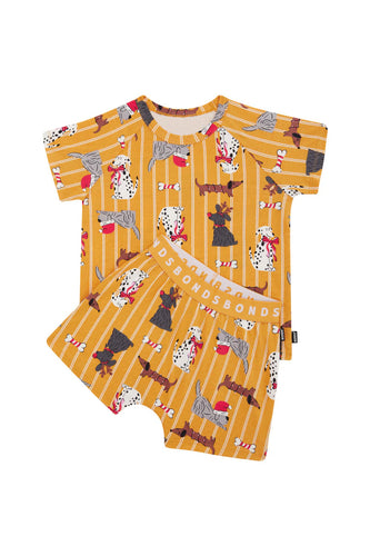 Puppies for Xmas Short Sleeve PJ Set Preorder (2weeks)
