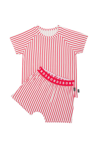 Heritage Stripe Short Sleeve PJ Set Preorder (2weeks)