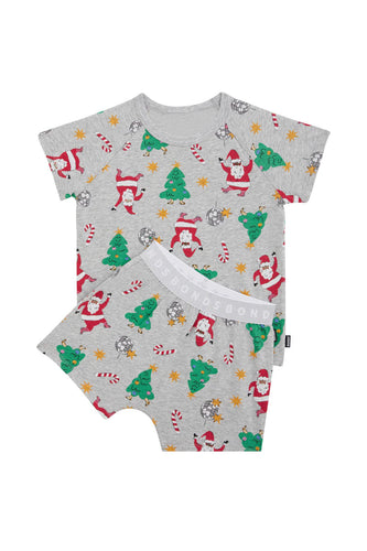 Disco Santa Short Sleeve PJ Set Preorder (2weeks)