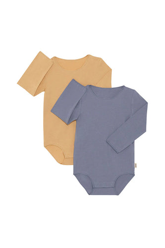 Capuccies Bodysuitno/Paris 2 Pack Long Sleeve Wonderbodies CLEARANCE
