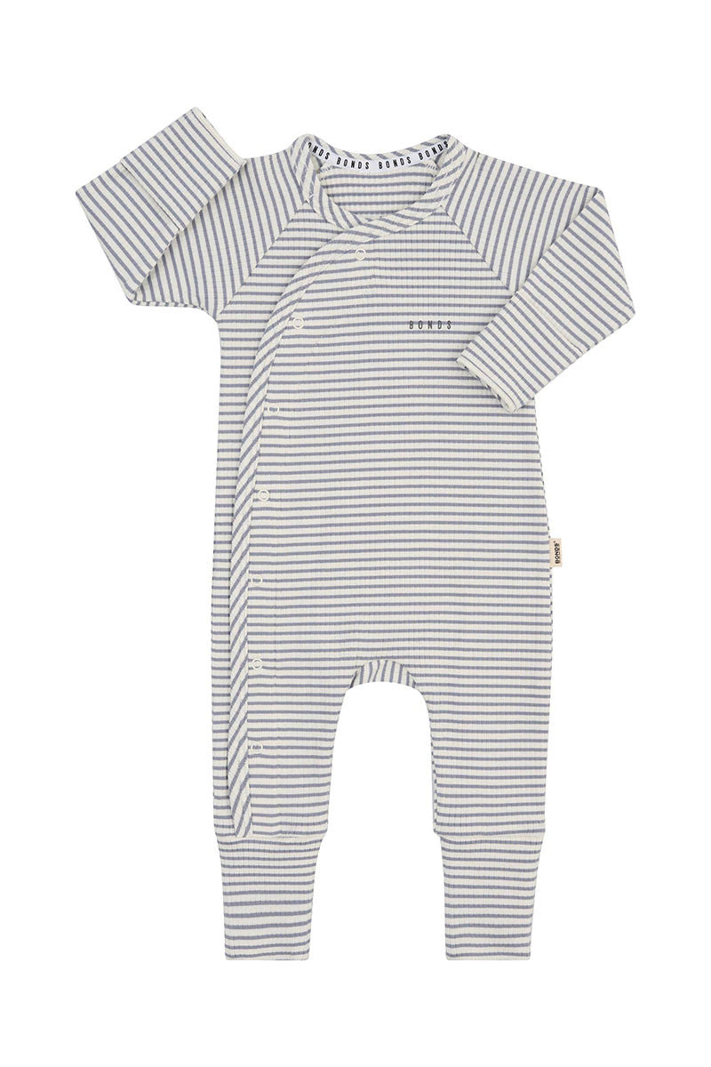 Wide Needle Rib Coverall Paris
