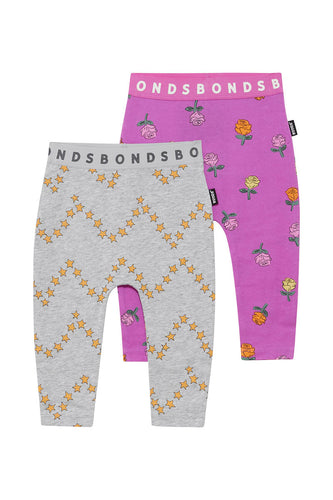 Rose Garden Starlight 2 Pack Leggings