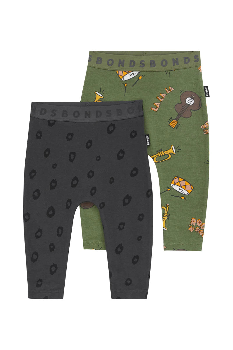 Bonds Band 2 Pack Leggings
