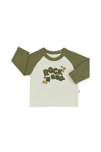 Rock n Roll Roomies Long Sleeve Ringer Tee CLEARANCE