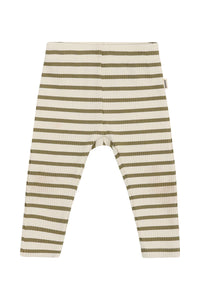 Jungle/Winter Morning Wide Needle Rib Leggings