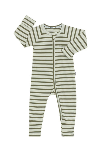 Jungle Camo Wide Needle Ribbed Zippy