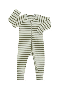 Jungle Camo Wide Needle Ribbed Zippy