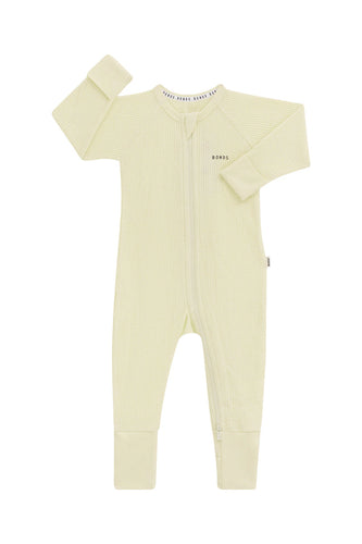 Post Yellow Waffle Wondersuit