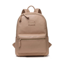 Load image into Gallery viewer, Vegan Leather Brown Colorland Nappy Bag Backpack