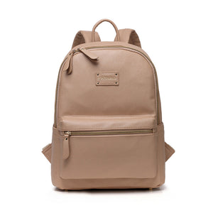 Vegan Leather Brown Colorland Nappy Bag Backpack