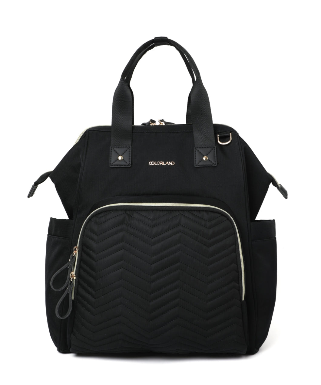 Backpack Nappy Bag Black Handle