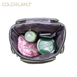 Colorland Nappy Bag Backpack Black